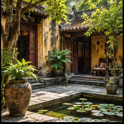 Hanoi heritage courtyard