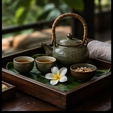 Vietnamese tea tray