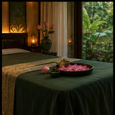 Lotus treatment room